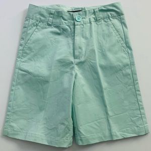 E-Land Kids Mint Green Cotton Dress Shorts